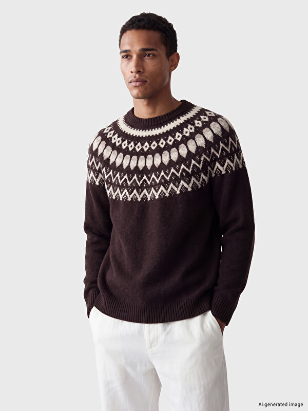 LCW Vision Crew Neck Knitwear Sweater پیاوان
