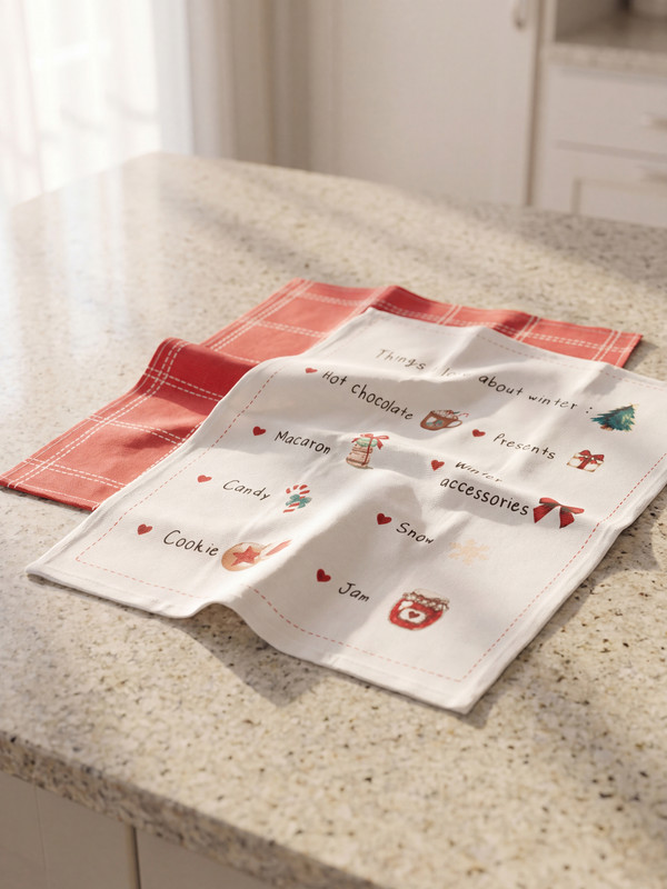 LCW HOME Checked Drying Cloth 2 Pack 50x70 cm