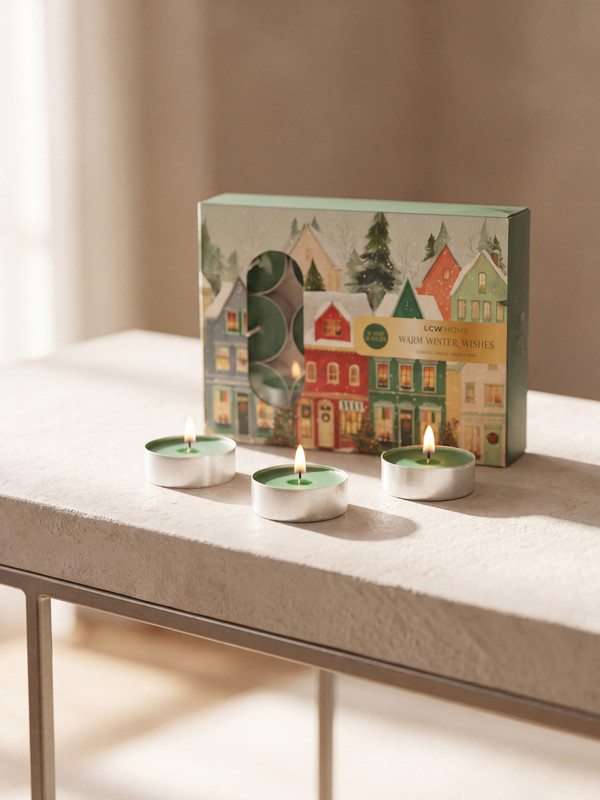 LCW HOME 12 Pack Package Scented Candle Set