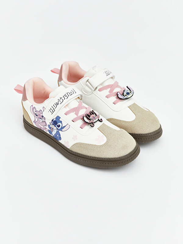 LCW STEPS Lilo ve Stitch Baskılı Kız Çocuk Spor Ayakkabı