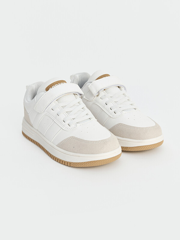 LCW STEPS Kalın Tabanlı Süet Detaylı Erkek Çocuk Sneaker