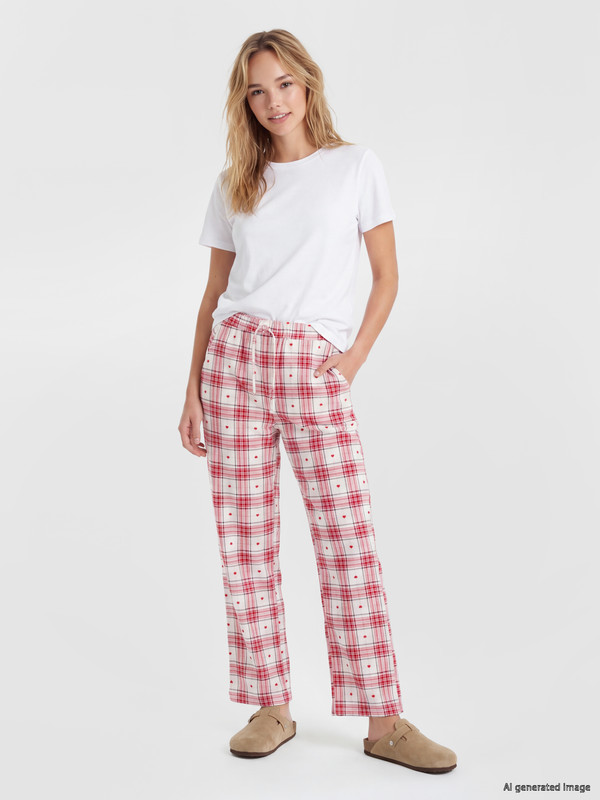 LCW DREAM Ekose Kadın Pijama Altı