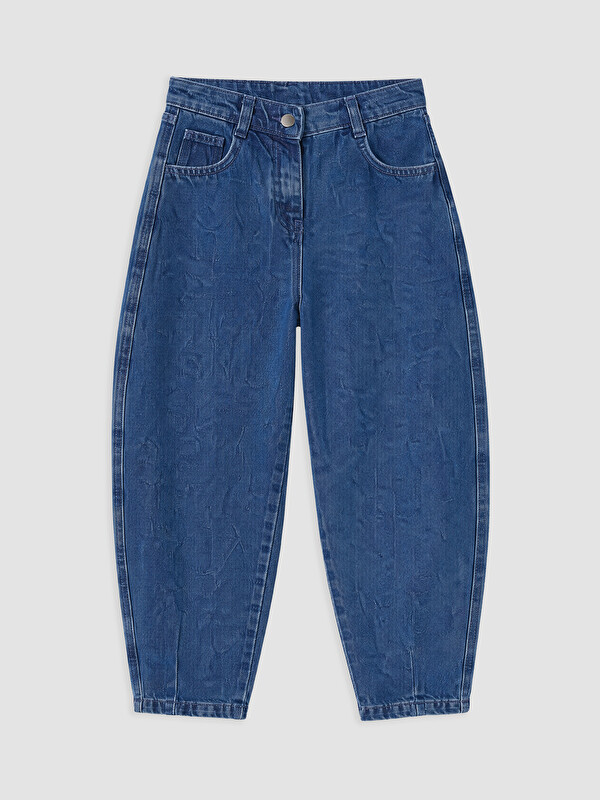 LC WAIKIKI Balloon Fit Kız Çocuk Jean Pantolon
