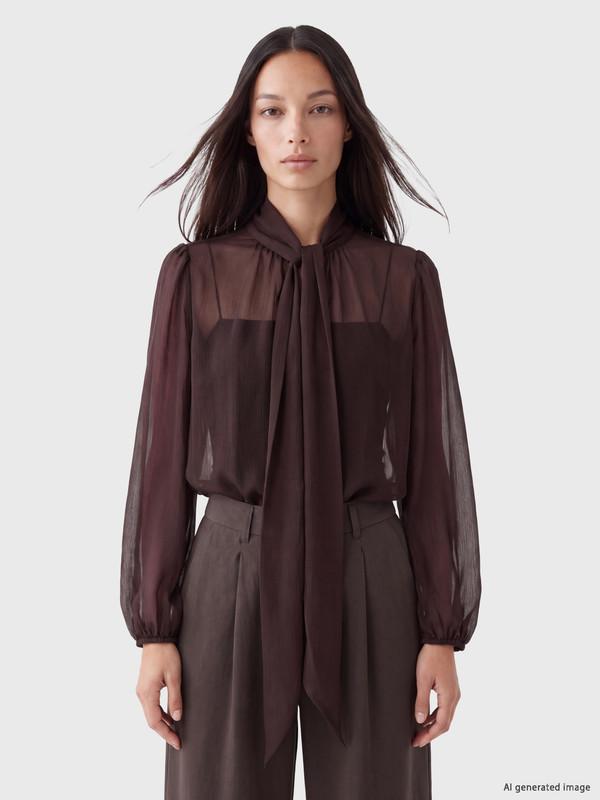 LCW EVERYDAY Woman Brown Blouse