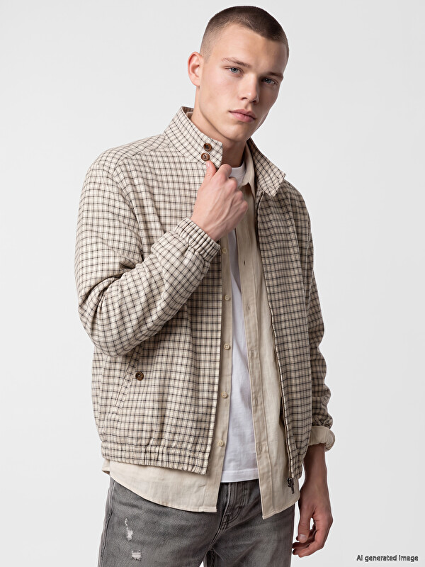 XSIDE Relax Fit Mock Neck Men's Jacket