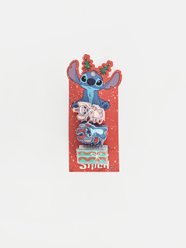 LCW JOY 3-pack Stitch Figured New Year Themed Girls Clip