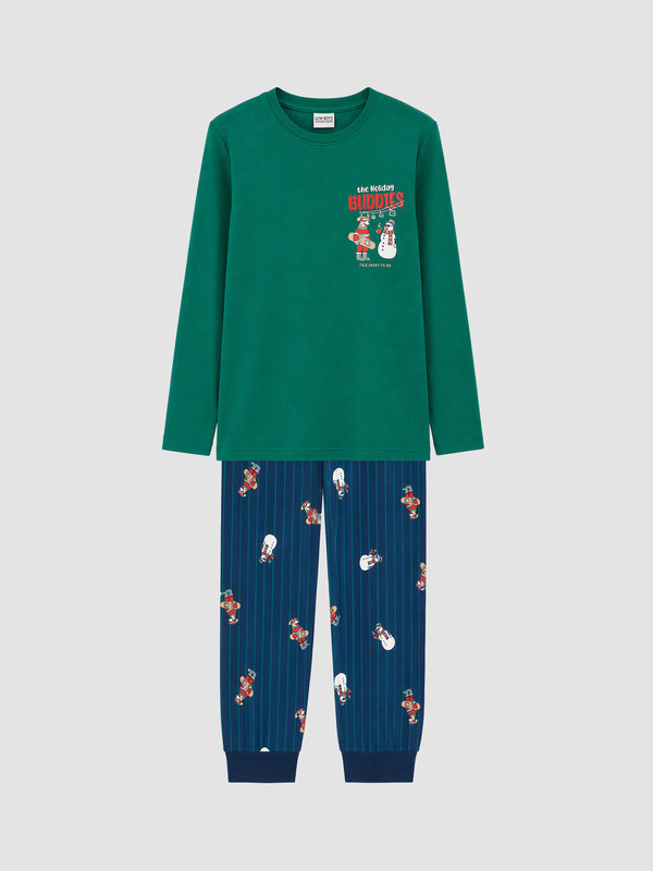 LCW Kids Printed Boys' Pyjamas Set