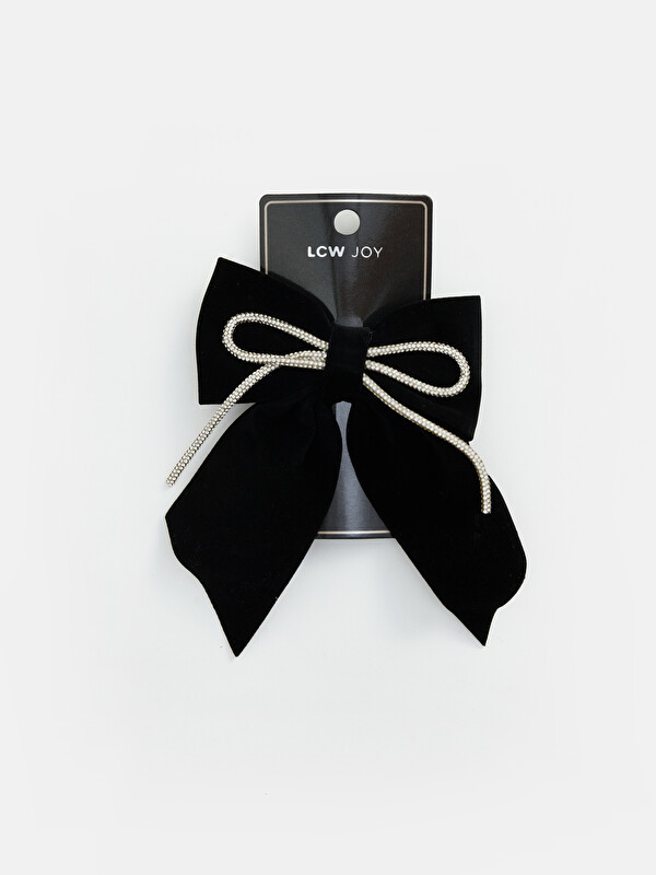 LCW JOY Stone Detailed Bowed Woman Clip Hairpin