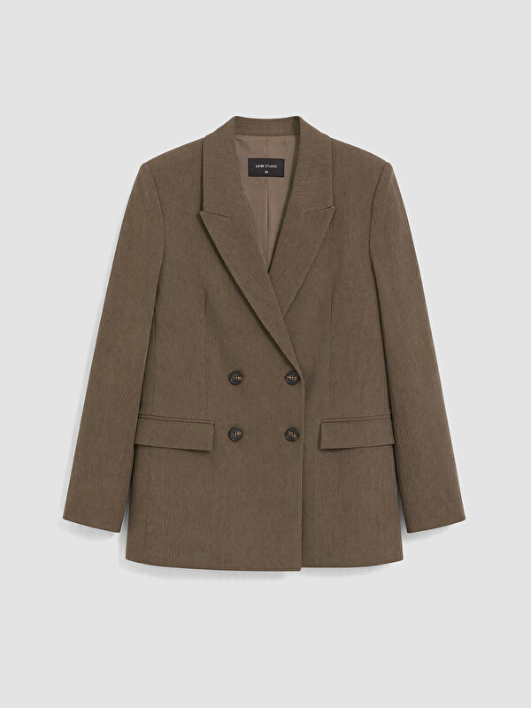 LCW STUDIO Kruvaze Yaka Kadın Blazer Ceket