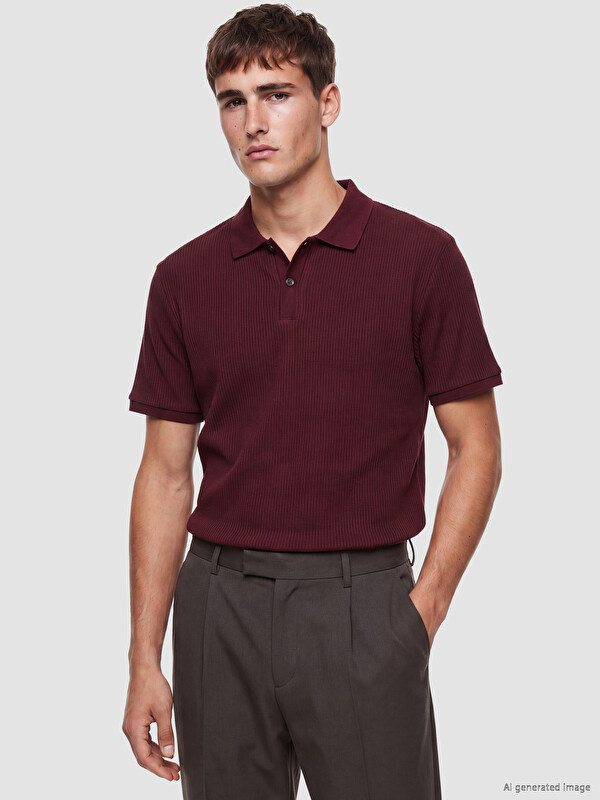 LCW Vision T-shirt me jakë polo për burra