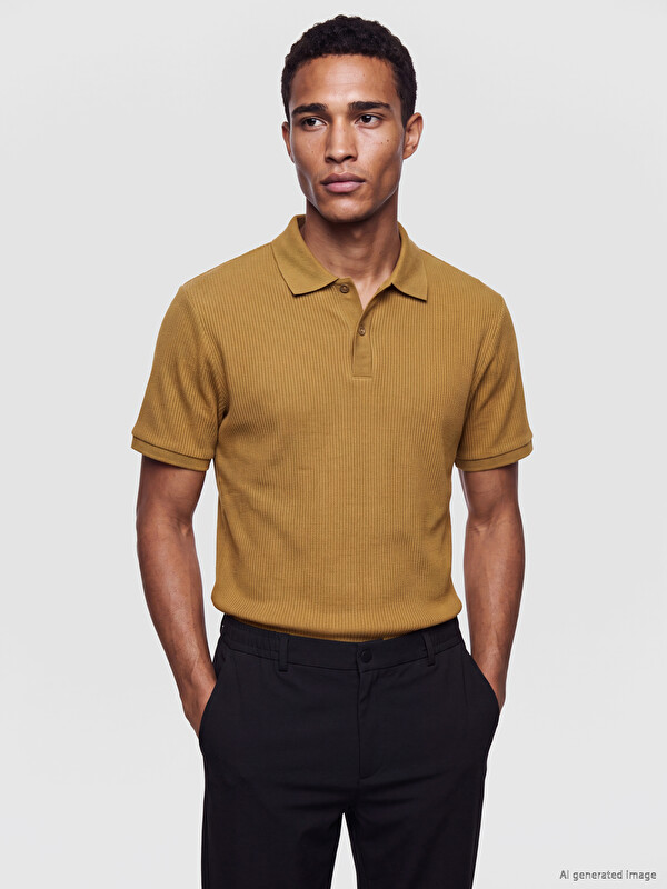 LCW Vision Polo Collar Men's T-Shirt