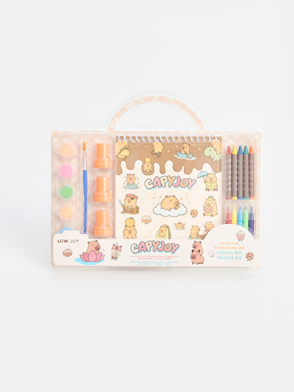 LCW JOY Patterned Child Painting Set
