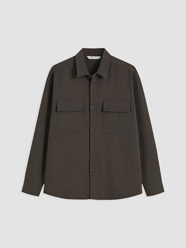 LCW Vision Man Brown Shirt
