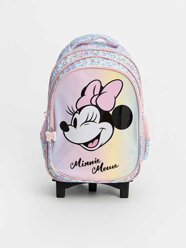 LCW ACCESSORIES Minnie Mouse Baskılı Kız Çocuk Çekçekli Çanta