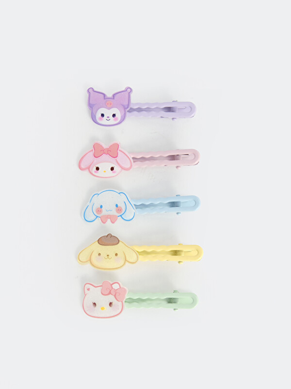 LCW JOY Hello Kitty Baskılı Kız Çocuk Toka Seti 5'li