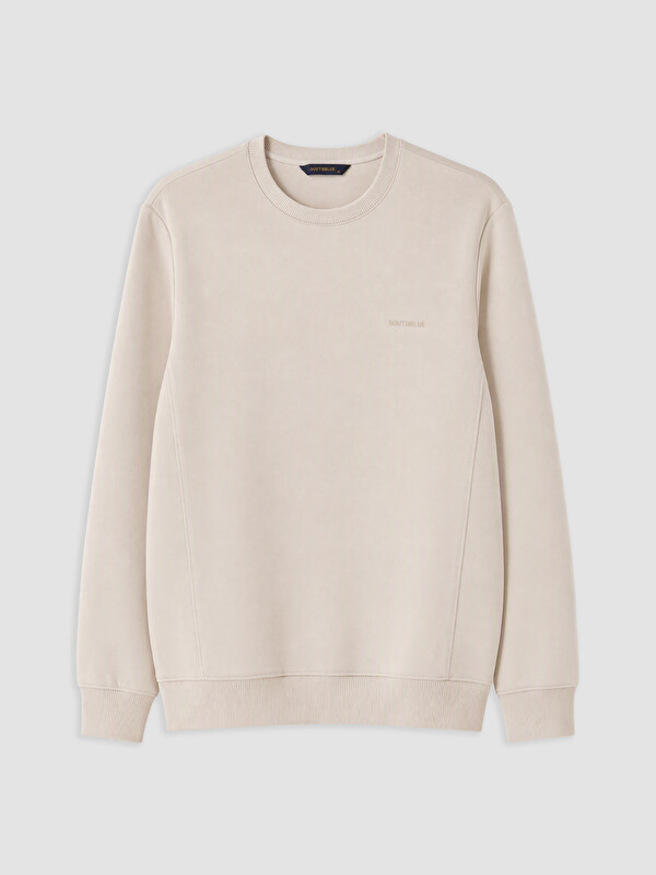 SOUTHBLUE Bisiklet Yaka Erkek Sweatshirt