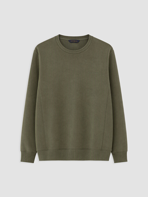 SOUTHBLUE Bisiklet Yaka Erkek Sweatshirt