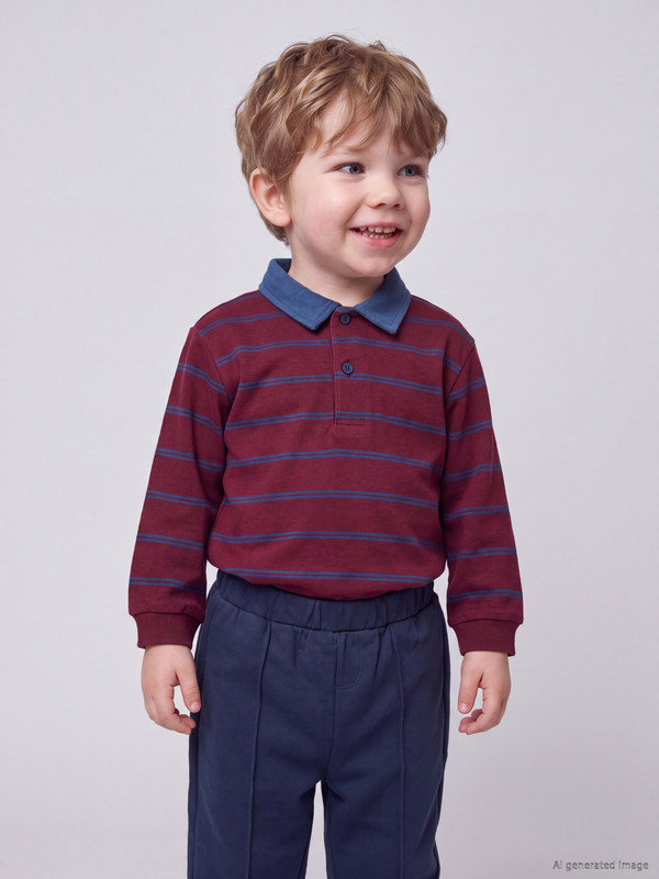 LCW baby Çizgili Erkek Bebek Sweatshirt