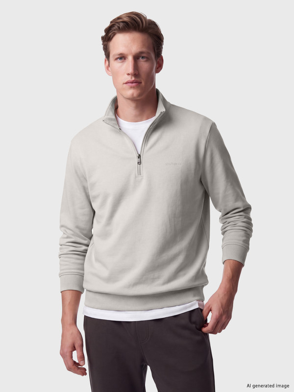 SOUTHBLUE Mashkull Bezhe Sweatshirt