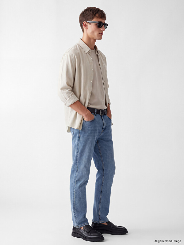 LCW Jeans 779 بنطال جينز رجالي بقصّة عادية