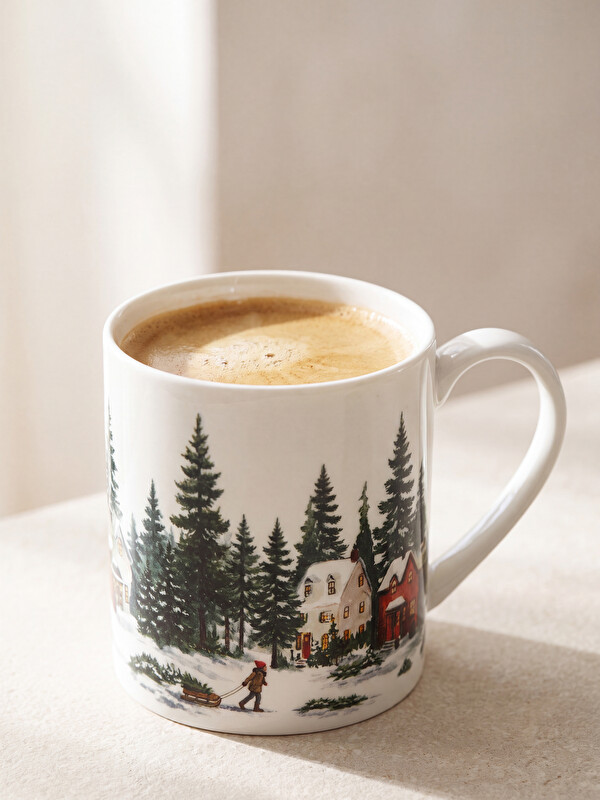 LCW HOME Printed Porcelain Mug