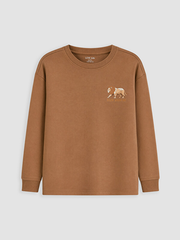 LCW Kids Crew Neck Printed Boys' T-Shirt