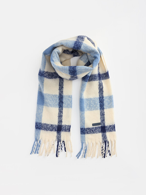 LCW ACCESSORIES Plaid Patterned Women's Scarf