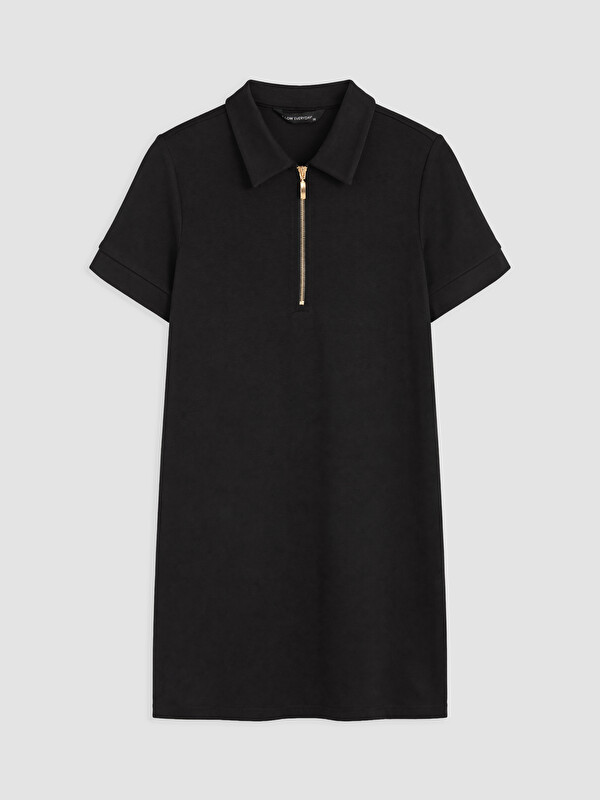LCW EVERYDAY Polo Yaka Soft Touch Elbise