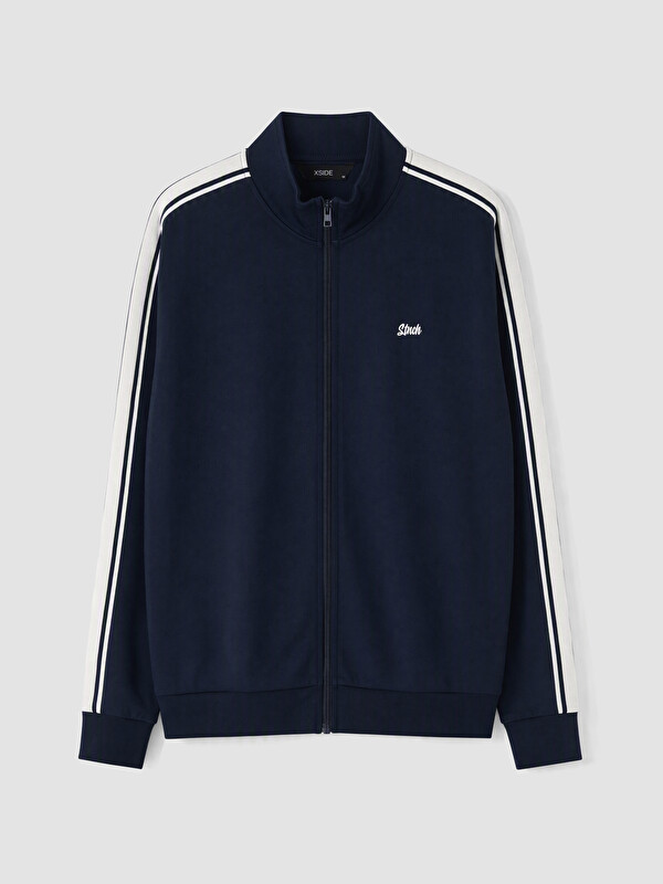 XSIDE Regular Fit Dik Yaka Erkek Fermuarlı Sweatshirt