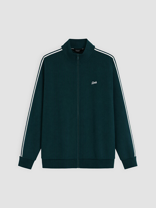 XSIDE Regular Fit Dik Yaka Erkek Fermuarlı Sweatshirt