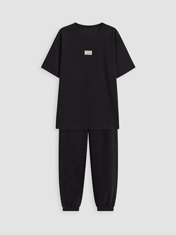 LCW Kids New York City Printed Boys' Pyjamas Set