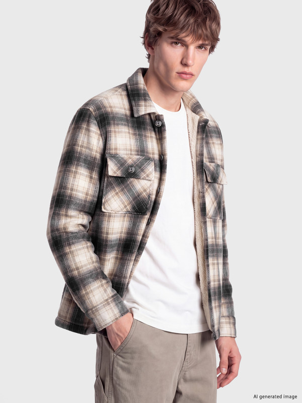 XSIDE Man Grey Overshirt