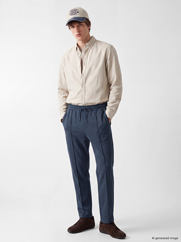 XSIDE Regular Fit Soft Touch Men's Trousers