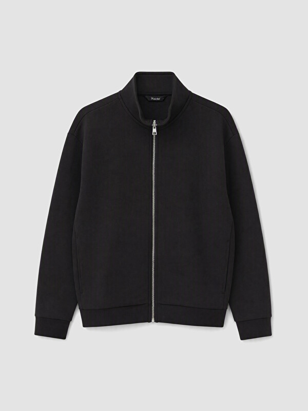 XSIDE Loose Fit Erkek Fermuarlı Sweatshirt