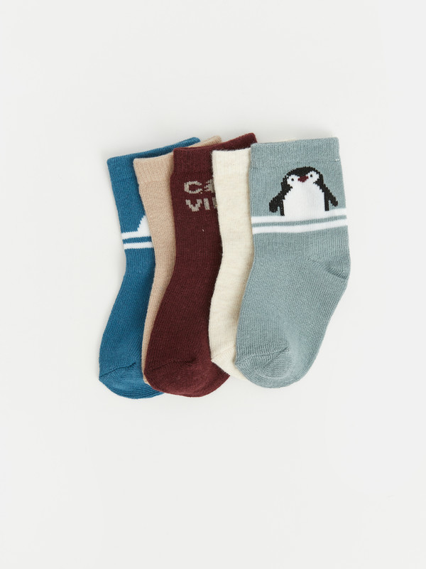 LCW baby 5 Pack Baby Boys' Ankle Socks
