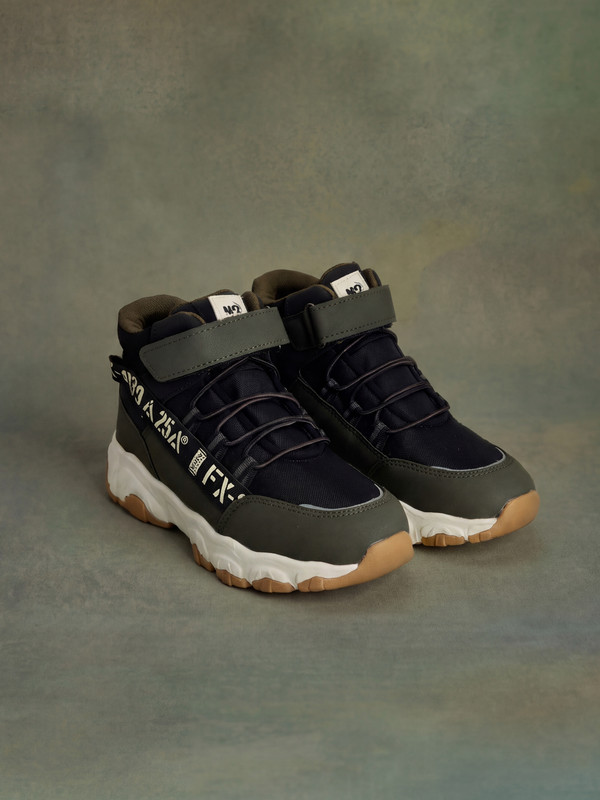 LCW STEPS Laces and Hook-and-Loop Boys' Boot