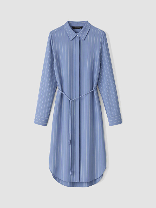 LCW EVERYDAY Çizgili Oversize Kadın Gömlek Tunik