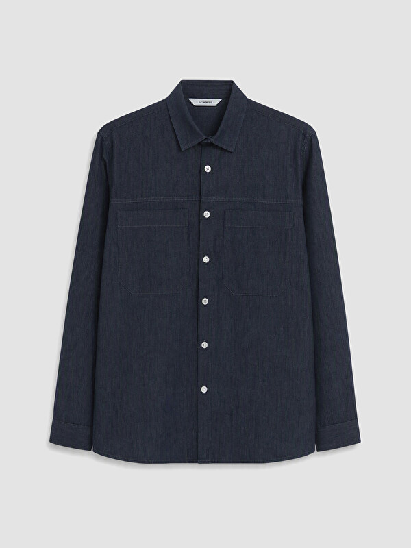 LCW ECO Regular Fit Erkek Jean Gömlek