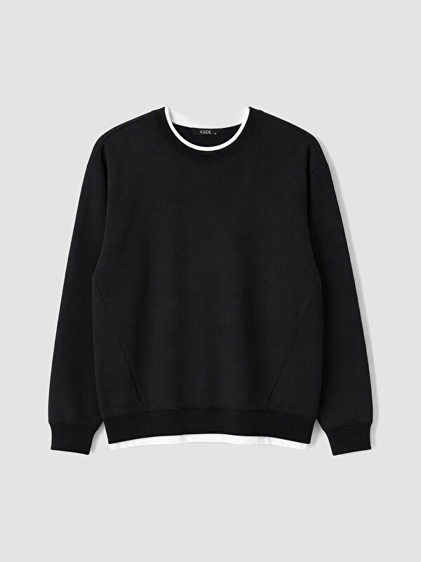 XSIDE Bisiklet Yaka Erkek Sweatshirt
