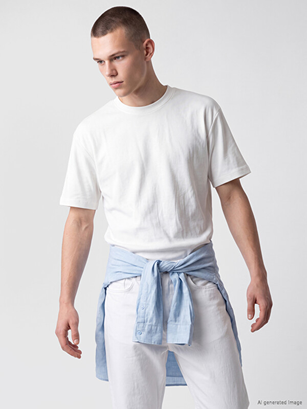 XSIDE Loose Fit Thick Fabric T-Shirt /04