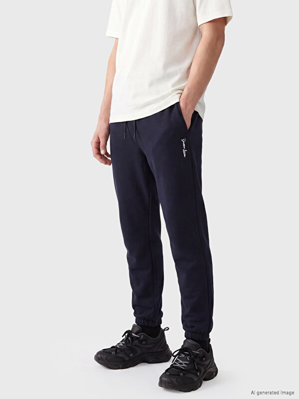 XSIDE Regular Fit Nakışlı Erkek Jogger Eşofman Altı