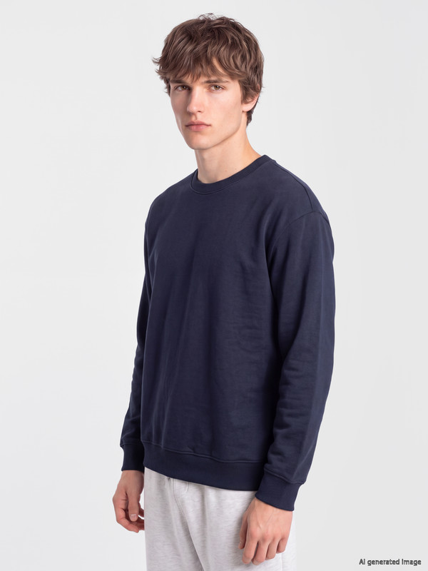 XSIDE Crew Neck Men's Thick Sweatshirt