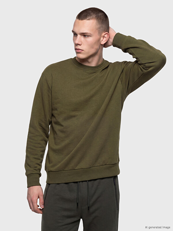 XSIDE Crew Neck Men's Thick Sweatshirt