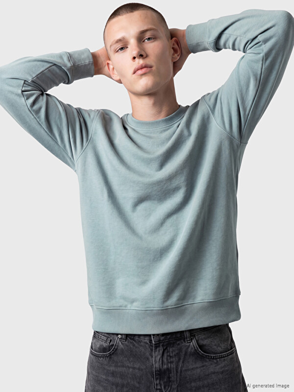 XSIDE Crew Neck Men's Thick Sweatshirt