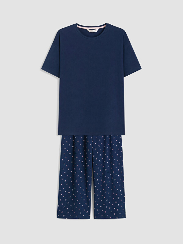 LCW DREAM %100 Pamuklu Kadın Kaprili Pijama Takımı