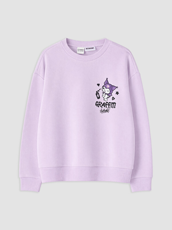 LC WAIKIKI Kuromi Baskılı Kız Çocuk Sweatshirt