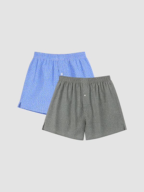 LC WAIKIKI Regular Fit Cotton Men's Boxer 2 Pack