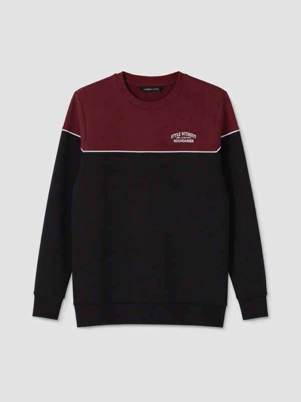 LCWAIKIKI Classic Bisiklet Yaka Erkek Kalın Sweatshirt