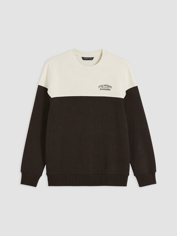 LCWAIKIKI Classic Bisiklet Yaka Erkek Kalın Sweatshirt