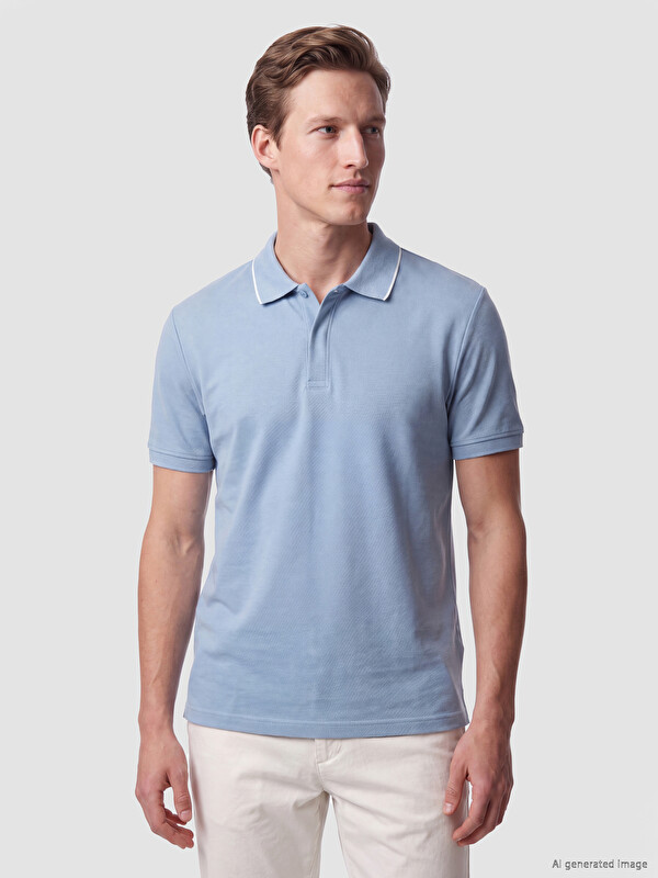 SOUTHBLUE Regular Fit polo kragna piqué majica za muškarce